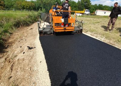 Goudronnage pour chemin privé - Particulier - Var 83 Draguignan Callas